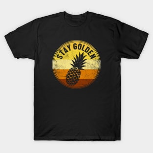 Vintage Pineapple | Stay Golden T-Shirt